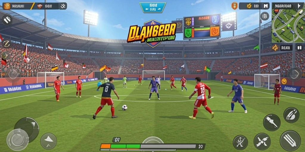 Berlomba dengan teman dalam mode multiplayer.